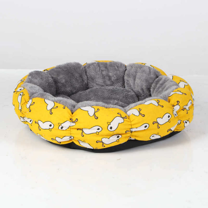 Cat Bed Cat Beds For Indoor Cats Calming Donut Bed For Puppy And Kitten Round Fluffy Pet Bed For Small Medium Dogs And Cats