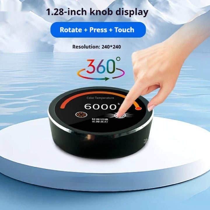 Knob Screen Round Display Small Household Appliances Central Control Audio Aluminum Alloy