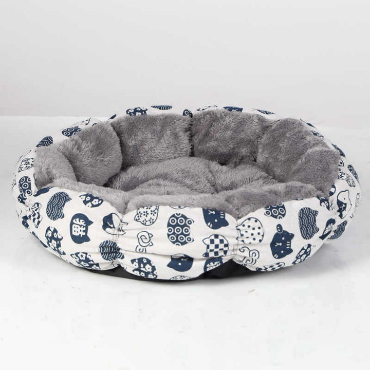 Cat Bed Cat Beds For Indoor Cats Calming Donut Bed For Puppy And Kitten Round Fluffy Pet Bed For Small Medium Dogs And Cats
