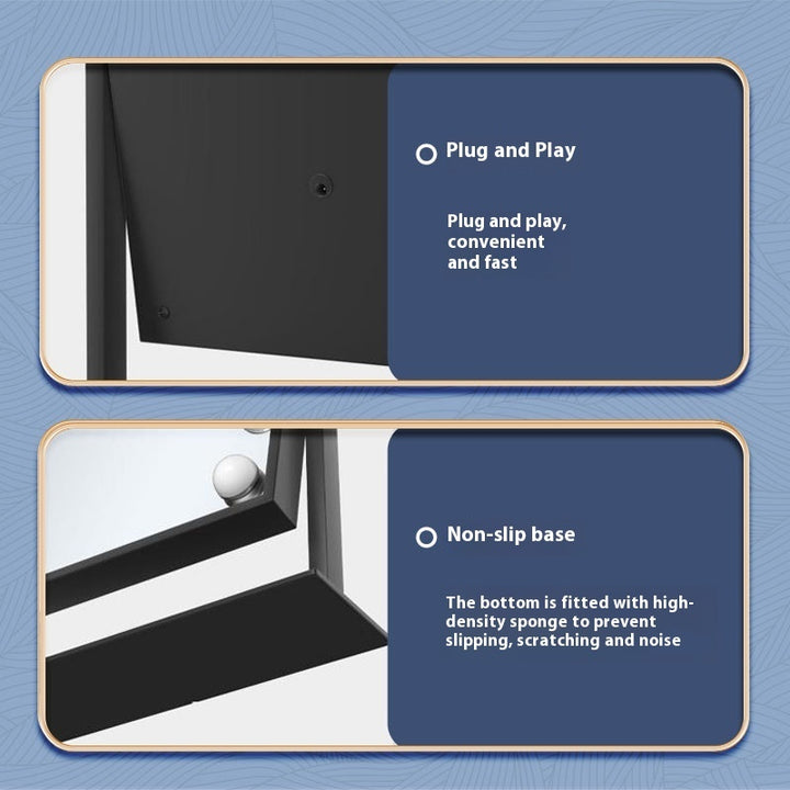 Fill Light Mirror Desktop LED Light Rechargeable Dressing